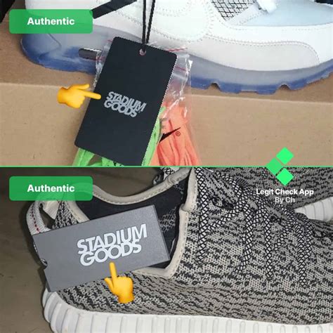 stadium goods fake shoes|stadium goods counterfeit tags.